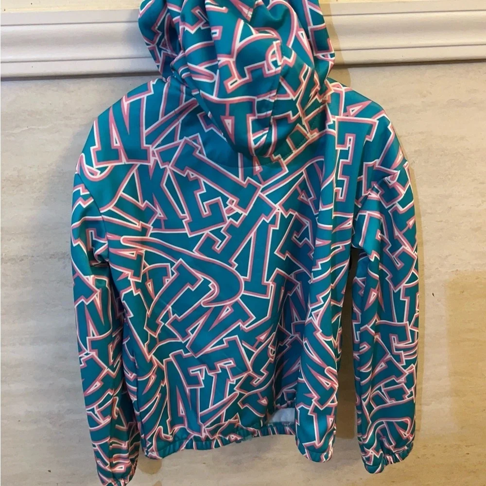 Nike Aqua Teal Dri-FIT Full-Zip Jacket Hooded Jacket